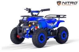 NITRO MOTORS 1200W Eco mini Kinder Quad Dusty BTF Profile XL Sport 6-Zoll Offroad Blau Produktbild