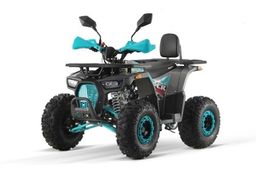 NITRO MOTORS 125ccm midi Kinder Quad Dustrider RS8-3G Sport 8-Zoll Offroad Grau-blau Produktbild