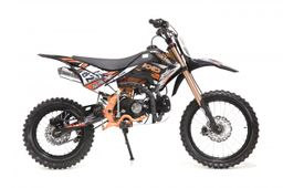 Pitbike 125ccm KXD Dirtbike DB 609 PRO 17|14 Zoll E-Start Schaltung Offroad Orange Produktbild