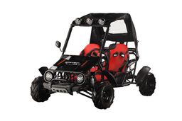 Kinderbuggy Buggy 125ccm 7-Zoll 4-Takt E-Start Halbautomatik Offroad Schwarz Produktbild