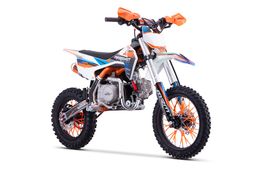 Pitbike Crossbike Dorado DT125 4T 14|12 Zoll 4G Automatik Motocross Offroad Orange Produktbild