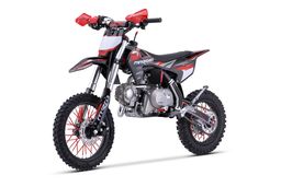 Pitbike Crossbike Dorado DK110 4T 14|12 Zoll 4G Halbautomatik Motocross Offroad Schwarz Produktbild