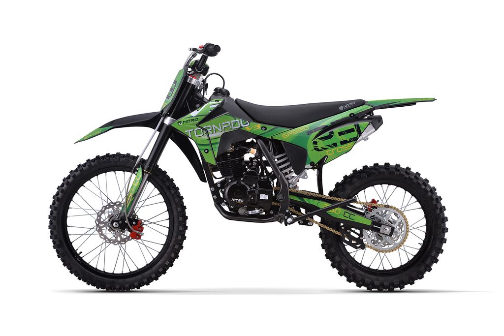 NITRO Dirtbike 250ccm Tornado V3 21|18 Zoll BRX Bike Offroad Produktbild