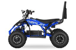 Nitro Motors Replay Eco Quad 1000W 48V 6-Zoll Snowy-Profile Offroad Blau Produktbild