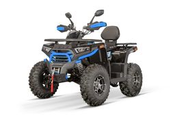 NITRO MOTORS 230ccm maxi Quad Tricia CVT RS10 Platin inkl. Seilwinde Offroad Blau Produktbild