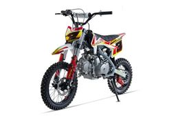 NITRO 125ccm Dirtbike CHILLY UX URX 14/12 Kick und E-Start Offroad Rot Produktbild