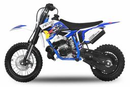 NITRO MOTORS 50ccm mini Kinder Dirtbike NRG50 RS 12/10 Zoll Offroad Blau Produktbild