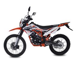 Dirtbike Pitbike Mikilon Defender 250RR 21|18 Zoll 4T 5-Gang Offroad Orange Produktbild