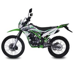 Dirtbike Pitbike Mikilon Defender 250RR 21|18 Zoll 4T 5-Gang Offroad Grün Produktbild