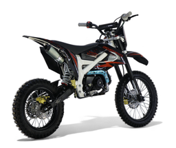 Pitbike 125ccm Schaltung KXD Dirtbike DB 612 PRO 17|14 Zoll E-Start Scheinwerfer Offroad Rot Produktbild