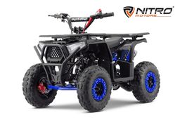 NITRO MOTORS 49ccm mini Kinder Quad Acanto BTF Tire XL DLX 6-Zoll Offroad Blau Produktbild