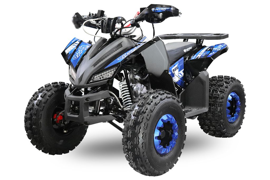 NITRO MOTORS 125ccm Kinder Quad Rizzo RS8-A Platin Automatik 8-Zoll Offroad Produktbild