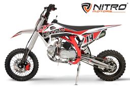 Nitro Motors CRX Performance Dirtbike 125ccm 14/12 Zoll Kickstart 4-Gang Manuell Offroad Produktbild