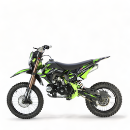 KXD 609 E+K Hurricane 125ccm 17/14 Zoll 4T Dirtbike Pitbike Offroad Grün Produktbild