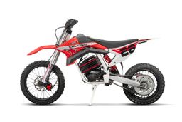 Velocifero Enduro Bike 14|12 Zoll Kinder Dirtbike 1000W 60V Lithium Offroad Rot Produktbild