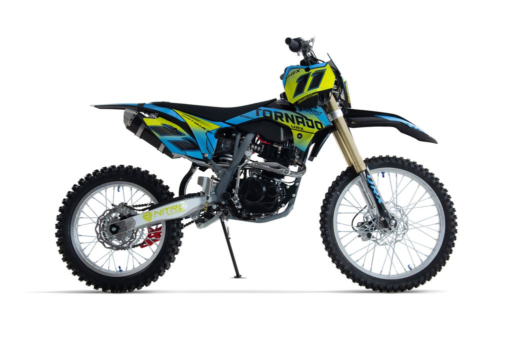 NITRO MOTORS 250ccm Dirtbike TORNADO UX URX 21|18 Kick und E-Start Offroad Produktbild