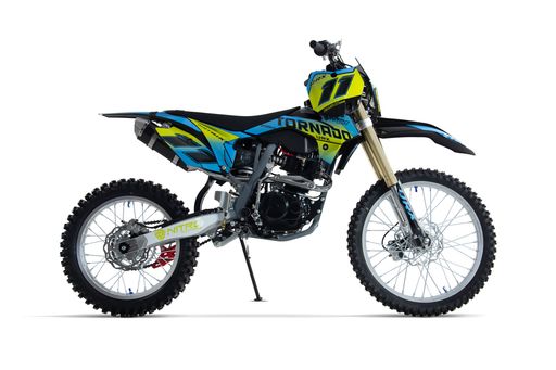 NITRO MOTORS 250ccm Dirtbike TORNADO UX URX 21|18 Kick und E-Start Offroad