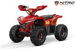 NITRO MOTORS 750W 48V Eco midi Kinder Quad Balu Platin 7-Zoll Offroad Rot Produktbild