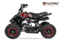 NITRO MOTORS 49ccm mini Kinder Quad Python DLX 6 Zoll Offroad Rot Produktbild