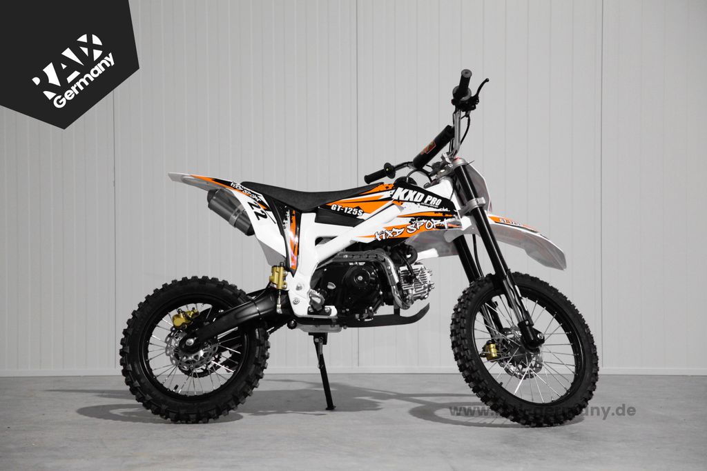 Pitbike 125ccm KXD Dirtbike DB 612 PRO 17|14 Zoll Automatik Offroad Produktbild