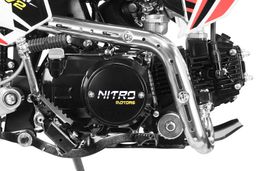 NITRO MOTORS 125ccm midi Kinder Dirtbike Storm PRU 14/12 Zoll Offroad Produktbild