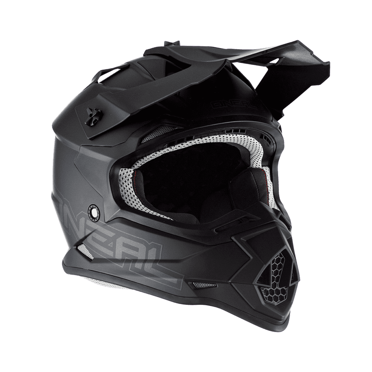 O'NEAL Motocross Helm 2SRS Flat , Schwarz, XXL Produktbild-Vorschau 11