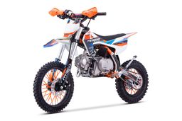 Pitbike Crossbike Dorado DT125 4T 14|12 Zoll 4G Automatik Motocross Offroad Orange Produktbild