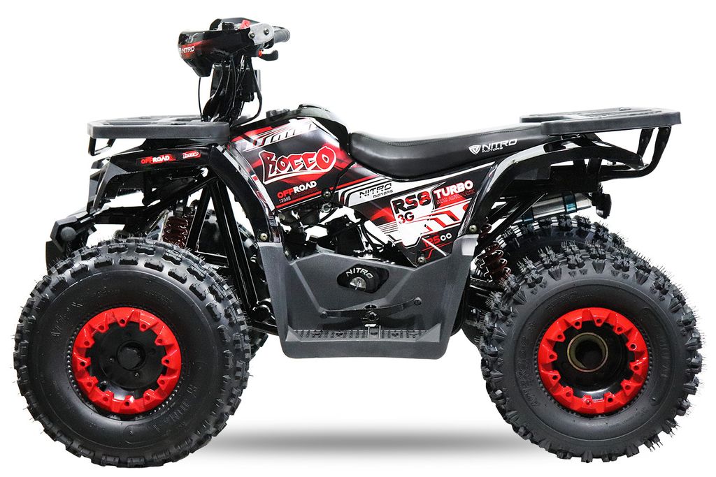 Nitro Motors Rocco RS8 Sport Edition Midi Quad 125cc 8 Zoll Automatik + RG Offroad Rot Produktbild