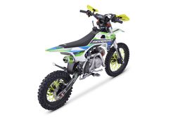 Pitbike Crossbike Dorado DK110 4T 14|12 Zoll 4G Halbautomatik Motocross Offroad Blau Produktbild