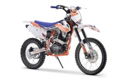 Pitbike Vollcross MiniRocket Hurricane 250ccm 5-Gang 19|16 Zoll Offroad Orange Produktbild