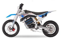 Velocifero Enduro Bike 14|12 Zoll Kinder Dirtbike 1000W 60V Lithium Offroad Blau Produktbild