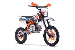 Pitbike Crossbike Dorado DT125 4T 17|14 Zoll 4G Manuell Enduro Motocross Offroad Orange Produktbild