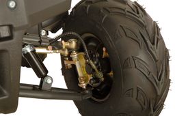 Quad ATV Toronto Deluxe Carbon 125ccm 7-Zoll Alufelgen Automatik Offroad Produktbild