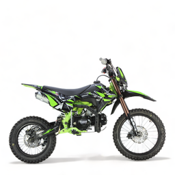 KXD 609 E+K Hurricane 125ccm 17/14 Zoll 4T Dirtbike Pitbike Offroad Grün Produktbild