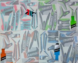 Decals Sticker Set MRM E-Dirt Elektro Cross Bike Aufkleber Produktbild