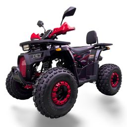 MRM Hunter II 125ccm 3+1 Quad ATV 8-Zoll Semi-Automatik Offroad Rot Produktbild