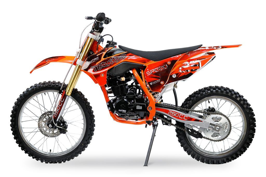 Tornado Dirtbike 250ccm Nitro Motors  21|18 Zoll 5-Gang Manuell Offroad Produktbild