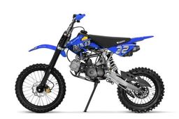 NITRO MOTORS 125ccm midi Kinder Dirtbike A17 NXD Sport 17/14 Zoll Offroad Blau Produktbild