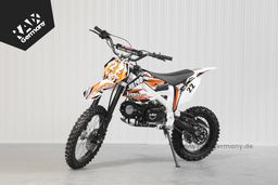 Pitbike 125ccm KXD Dirtbike DB 612 PRO 17|14 Zoll Kickstart only Schaltung Offroad Orange Produktbild