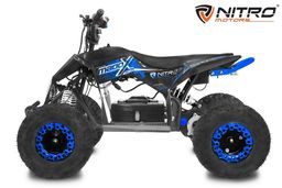 NITRO MOTORS 1300W XXL Eco midi Kinder Quad Madox Performance DLX 6 Zoll Offroad Blau Produktbild