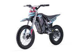 Elektro Dritbike Pitbike MRM E-Dirt 2000W 60V 18,2Ah Lithium 14|12 Zoll Offroad Blau-Pink Produktbild