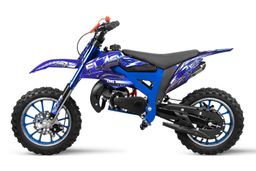 Nitro Motors Flash 49ccm Pullstart Dirtbike 10 Zoll Crossbike Blau Produktbild