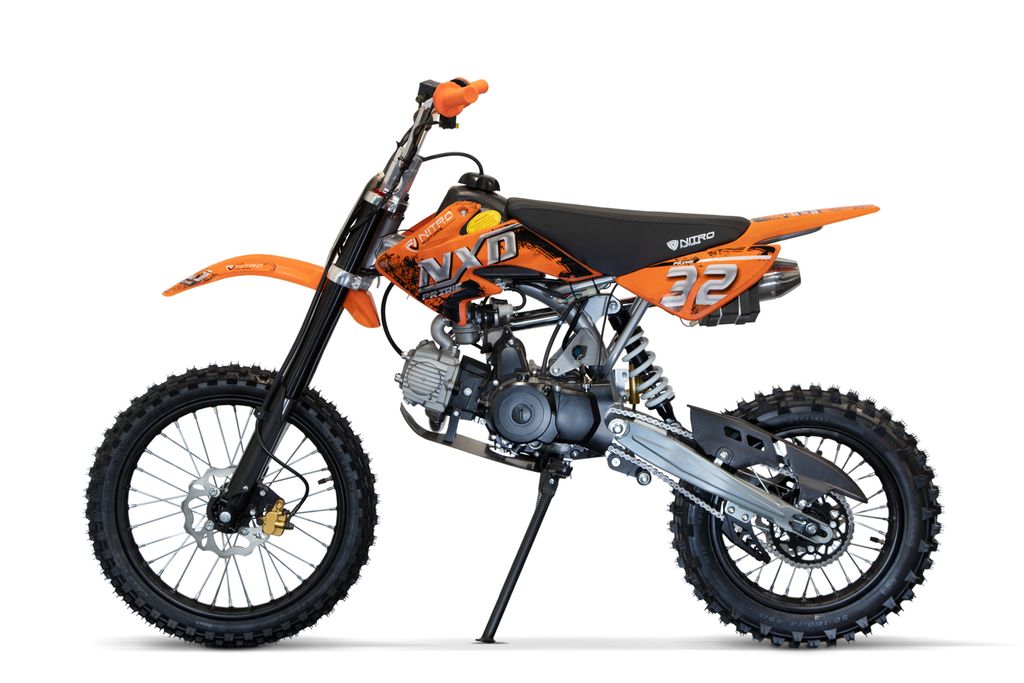 NITRO MOTORS 125ccm midi Kinder Dirtbike A17 NXD Sport 17/14 Zoll Offroad Produktbild