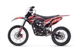 Nitro Motors 250ccm Dirtbike Hurricane BRX V3 19|16-Zoll Kick und E-Start Offroad Rot Produktbild