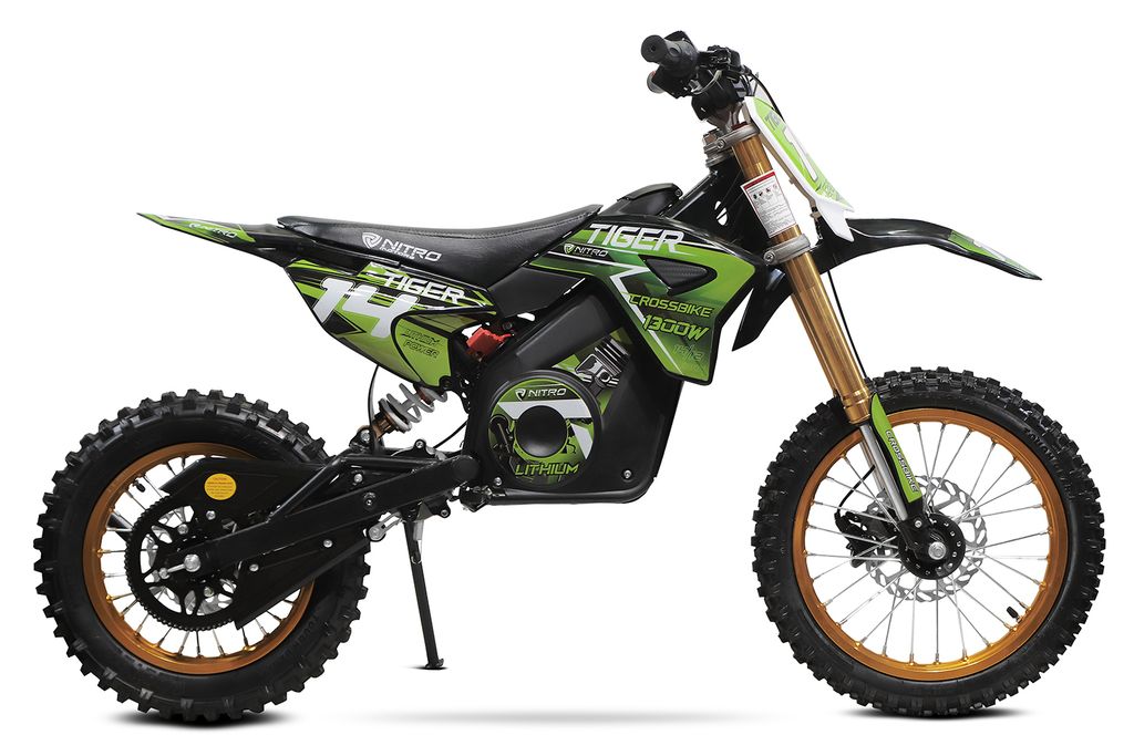 NITRO 1300W Eco midi Dirtbike Tiger DLX 14/12" 48V 13Ah Lithium Offroad Produktbild