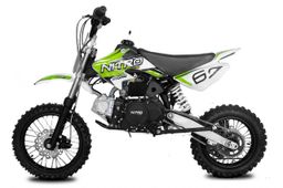 Pitbike Storm V2 125ccm Nitro Dirtbike 14|12 Zoll Automatik Offroad Grün Produktbild