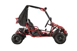 Kinderbuggy Buggy 125ccm 7-Zoll 4-Takt E-Start Halbautomatik Offroad Rot Produktbild