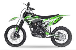 Nitro Motors Dirtbike Hurricane 150ccm V2 19/16 Zoll 5-Gang Manuell Offroad Grün Produktbild