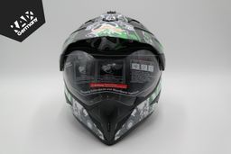 Cross Helm Pro Visier Grün XS Produktbild