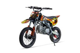 NITRO Motors 125ccm Pitbike Dirtbike DRIZZEL UX URX 17|14 Zoll Kick Start Offroad Orange Produktbild